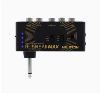Valeton Rushead Plug na guitarra Eléctrica, Baixo Única unidade de Efeitos Integrado de Fones de ouvido acústica Amplificada Portátil