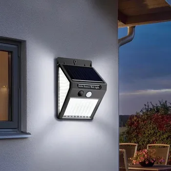 144 LED Refletor Solar, Luzes ao ar livre Impermeável Sensor de Movimento a Lâmpada de Rua Solar a Energia Solar Holofotes para a Decoração do Jardim