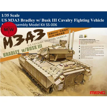 Meng SS-006 Escala 1/35 NOS M3A3 Bradley w/ Busk III Cavalaria Veículo de Combate de Plástico Militar Assembleia Modelo de Kits