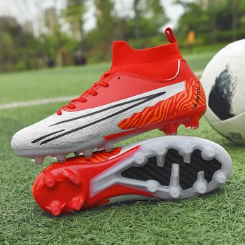 Qualidade de Botas de Futebol de Futebol por Atacado Sapatos C. Ronaldo Assassino Chuteira Campo TF/FG Futebol Tênis de Futsal de Formação de Sapatos de homem