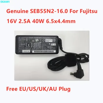 Genuíno SEB55N2-16.0 16V 2.5 UM Adaptador AC 40W Para Fujitsu computador Portátil da Fonte de Alimentação do Carregador
