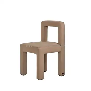 Designer nórdicos cadeira de jantar moderna e minimalista luz de luxo homestay restaurante café casual saco macio encosto cadeira secretária