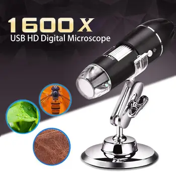 1600X Eletrônica Digital Microscópio, Lupa Microscópio USB para WIN XP/7/VISTA