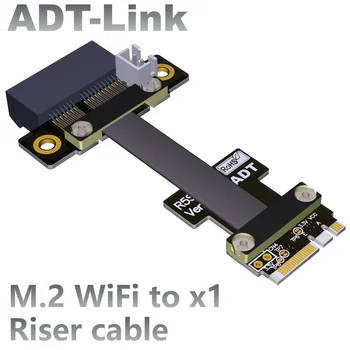 ADT-Link M. 2 Chave wi-Fi, A. E. para PCIe x1 de Riser Cabo Macho-para-Fêmea Adaptador PCIe 3.0 Gen3.0 M. 2 A. E Chave Interface Extender
