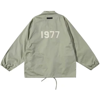 2023 Nova Solto Casaco Fino de Lazer Revestimento De 1977, Reunindo Logotipo Hip Hop Homens e Mulheres de grandes dimensões Street Style Coats Jaqueta de Beisebol