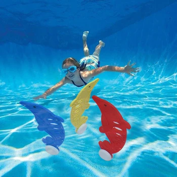 3pcs Mergulho de Crianças Anel do Esporte de Água Piscina Brinquedos Subaquática Acessórios de Mergulho Bóias de Arremesso de Brinquedos para Festa na Piscina Brinquedo
