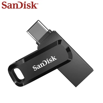 SanDisk Ultra Dual Unidade de Ir USB 3.1 Tipo C 128GB 64GB OTG U Disco Stick de Memória USB Tipo A 256G Pendrive 512GB Para o Telefone/Tablet/PC