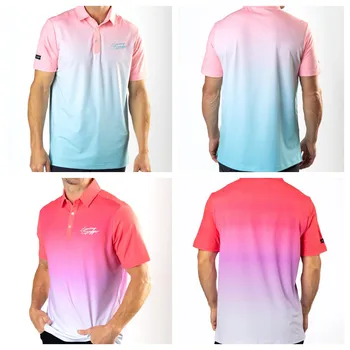 Domingo Arrogância masculina de Manga Curta, Camisa de Polo de Golfe Ténis de Mesa, Camisa de Futebol, roupas Esportivas Badminton Camisa de Golfe Camisa T-shirt