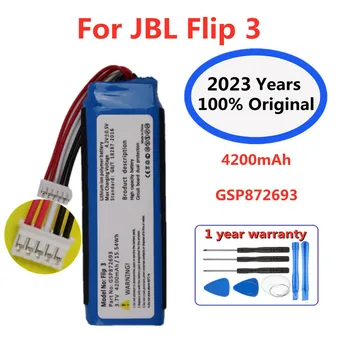 Novo 4200mAh GSP872693 P763098 03 Bateria Original Para JBL Flip 3 Flip3 sem Fio bluetooth alto-falante Recarregável Bateria + Ferramentas