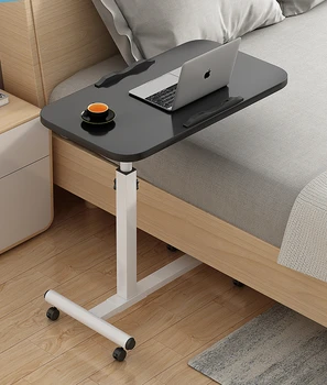 Computador preguiçoso secretária pode levantar dobrar quarto criativa, simples e portátil móvel mesa pequena mesa de cabeceira, escrivaninha, cama mesa