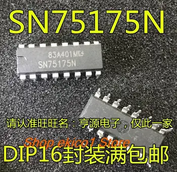 10pieces estoque Original SN75175 SN75175N 75175N DIP-16 SN75175DR SOP16