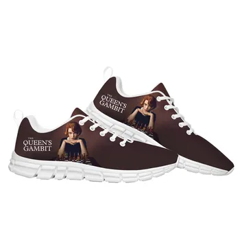 O Queens Gambit Esportes Mens Sapatos De Mulher Adolescente, Crianças, Crianças Tênis De Alta Qualidade Beth Harmon Casual Sapatilha Sapatos Personalizados