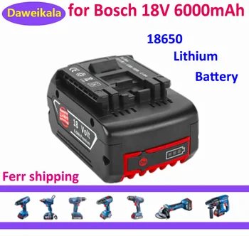 2023 Novo Carregador para Bosch berbequim 18V 6000mAh Bateria do Li-íon BAT609,BAT609G,BAT618, BAT618G, BAT614 Charger18650