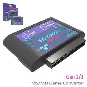MS/MD Conversor Para Megedrive Jogo Gravador de Cartão de Cartão de Jogo do Conversor de Jogo de Vídeo Cassete para Gênesis Hyperdrive para Master System