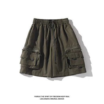 Privathinker American Vintage das Mulheres Shorts de Carga de Grande bolsão de Moda Y2k Verão Streetwear Nova Marca Feminina de Hip Hop de Fundos de