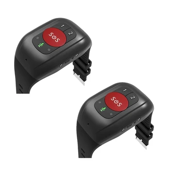 Idosos 4G SOS GPS do Relógio de Seguimento Pulseira Bracelete de Emergência Alarme de Rastreamento GPS Heart Rate Monitor de Pressão Arterial