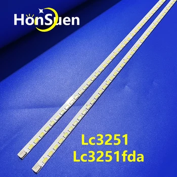 KIT 2PCS de retroiluminação LED strip para Lc3251fda Lc3251