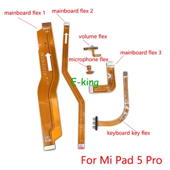 Para Xiaomi Mi Pad 5 Pro Carregamento USB Mic Microfone Mianboard Conector de Teclado Tecla Volume de Luz do Sensor de Proximidade do cabo do Cabo flexível