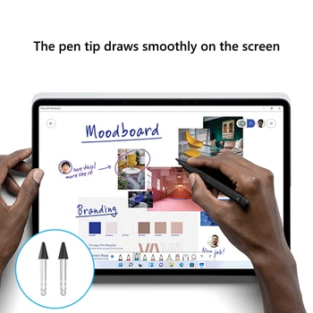 2pcs Caneta Touch Screen de Reposição Nibs Acessórios de 2,5 cm Tela Touch Pen Nibs de Alta Sensibilidade para o Microsoft Surface Slim Caneta 2