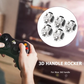5pcs 3D Polegar Joystick Rocker de Peças de Reparação de Acessórios para videogame Xbox 360 Controlador Gamepad 3D Joystick Analógico Módulo de