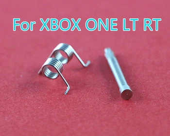 100pcs Parte de Reparo LT RT botão Suporte da Mola de Metal da Barra de Suporte Para o Xbox Um Controlador de Molas de Substituição