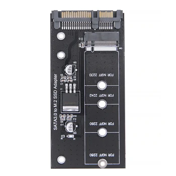 B+Tecla M M. 2 NGFF SSD SATA de 2,5 Polegadas Conversor Adaptador de Cartão de 22 Pin 6Gbps Apoio NGFF 2230 2242 2260 2280 M2 SSD