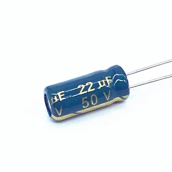 20pcs/monte 50V 22UF capacitor eletrolítico de alumínio tamanho 5*11 22UF 20%