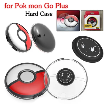 Tampa de proteção para o Pokémon VÁ Plus + Transparente do PC Caso Luva de Silicone Para Pokemon Ir Plus + Portable Hard Shell Saco de Caso