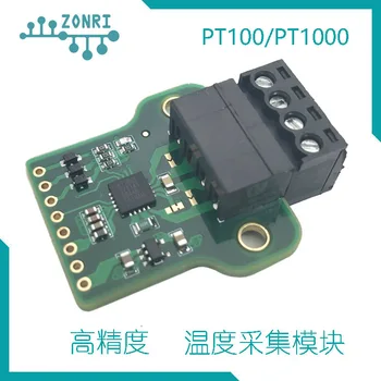 MAX31865 de Alta precisão a Temperatura do Módulo de Aquisição de PT100/PT1000 Baixa-Desvio de temperatura do Resistor de Referência