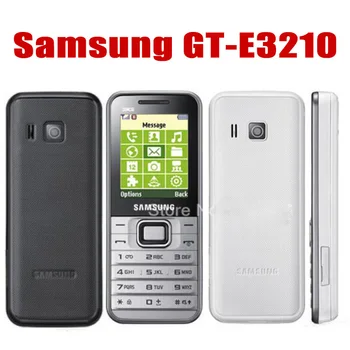 Samsung E3210 GT-E3210 Original Desbloqueado 800mAh Bluetooth Móvel Utilizado Barra de Telefone Frete Grátis