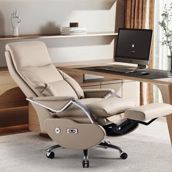 Estudo Vaidade Cadeira De Sala De Estar Designer Braço De Trabalho, Cadeira De Massagem Confortável Couro Rolando Cadeiras Para Pequenos Espaços De Oficina Mobiliário De Varanda