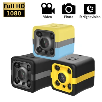 Mini Câmera Full HD 1080P Esporte Câmera Gravador de Voz sem Fios, Mini Câmeras do IR da Visão Nocturna Micro Câmera