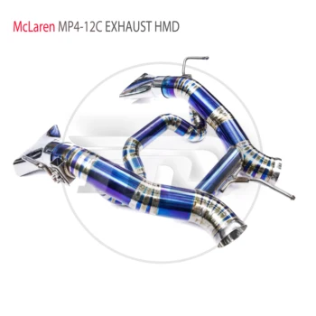 HMD Liga de Titânio do Sistema de Exaustão do Desempenho de Válvula de Catback é Adequado Para a McLaren MP4-12C Escapamento Para Carros