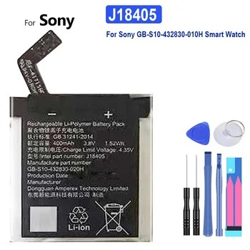 Bateria de relógio J18405 400mAh Para Sony GB-S10-432830-010H Smart Watch