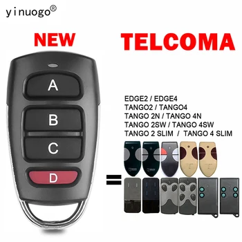 Para TELCOMA EDGE2 EDGE4 TANGO2 TANGO4 TANGO 2N 4N 2SW 4SW 2 4 MAGRO Porta de Garagem com Controle Remoto Duplicator 433.92 MHz Código Fixo