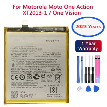 2023 Anos KR40 Bateria do Telefone Para o Motorola Moto Uma Ação XT2013-1 / Uma Visão XT1970-1 3500mAh Alta Qualidade Bateria Bateria
