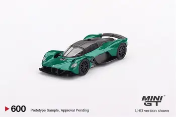 (Pre-order) MINI GT 1:64 Aston Martin Valkyrie Aston Martin Racing Green Fundido Modelo de Carro