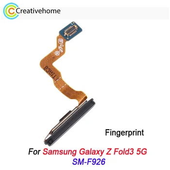 Original Sensor de impressão digital, Cabo Flex Para Samsung Galaxy Z Fold3 5G SM-F926