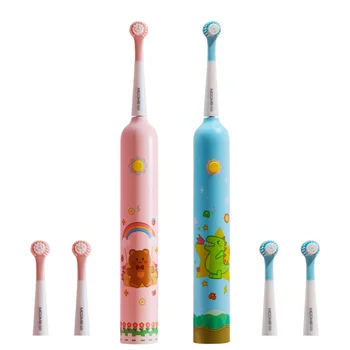 Crianças de cerdas Macias Sonic Profunda limpeza de Escova de dentes Elétrica Inteligente de Temporização IPX7 Nível Impermeável Escova de Clareamento