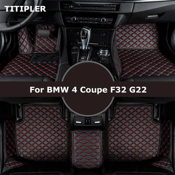 TITIPLER tapete para carros Personalizados Para BMW 4 Coupé F32 G22 Auto Acessórios do Pé Tapete