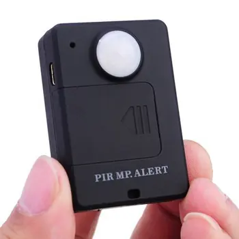 GPS tracker mini smart sem fio de PIR detector de movimento sensor suporta HD câmera SMS do assaltante GSM sistema de alarme