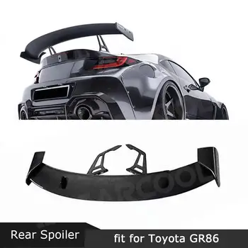 Para a Toyota GR86 Subaru BRZ 2021+ Traseiro Spoiler Traseiro Tronco de Arranque de Asa de Fibra de Carbono, Decoração, Acessórios FRP Bodykits Estilo Carro