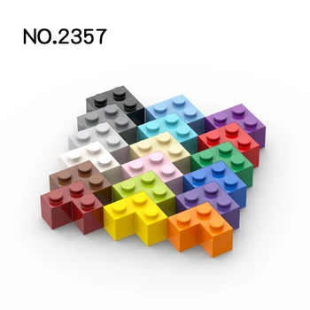 10PCS Tijolos Compatível Monta Partículas 2357 2x2 canto Para a Construção de Blocos de Peças DIY Educacionais Marca Clássica de presente Brinquedos