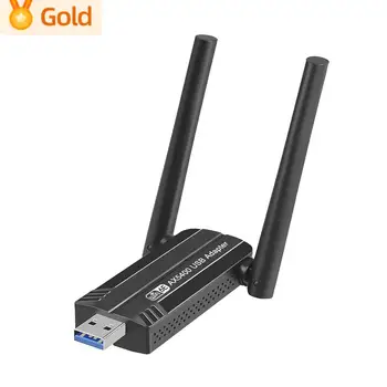 AX3008 WiFi6E USB3.0 WiFi Adaptador Tri-Banda De 2,4 G/5G/6GHz 5400Mbps sem Fio, Driver da Placa de Rede de Suporte Gratuito Windows 10/11